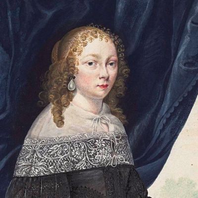 Self portrait 
*paint-brush in black and colours, costume albumen washed, under-dress heightened with gold and silver on paper 
*24.3 x 36 cm 
*1661
*inscribed with poem by Joost Hermans Roldanus